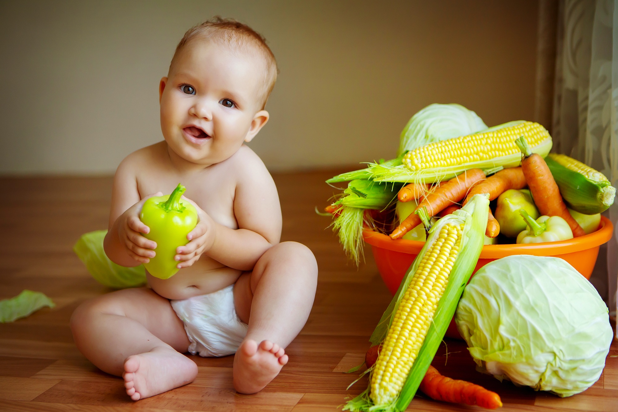 Овощи в 8 месяцев. Овощи для детей. Питание детей. Еда для детей. Здоровое питание малыша.